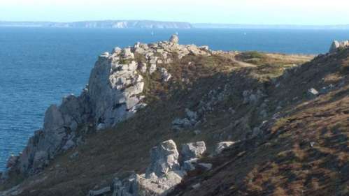 From the north of Cap Sizun you can see the Crozon Peninsula